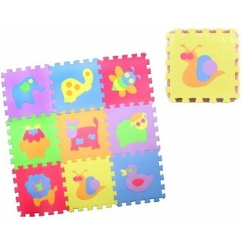 Lamps Penové puzzle 9 ks zvieratka