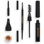 Revolution Beauty Ultra Brow Builder Kit Ash Brown Комплект за очи и вежди 3, 1gr