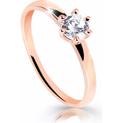 Cutie Jewellery diamonds Originální prsten Z6485 ze zlata s diamantem Růžová