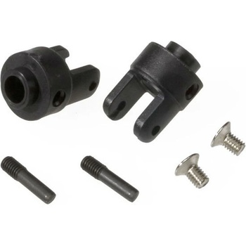 Traxxas Карета за полуоски Траксас Differential output yokes, black (2)/ 3x5mm countersunk scre, TRX4628R (TRX4628R)