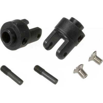 Traxxas Карета за полуоски Траксас Differential output yokes, black (2)/ 3x5mm countersunk scre, TRX4628R (TRX4628R)