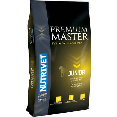 Nutrivet 2x15kg Nutrivet Premium Master Junior - Суха храна за кучета
