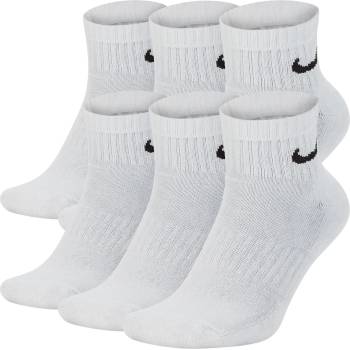 Nike Nike 6pk Quarter Sox Sn00 - White/Black