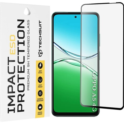 Techsuit Протектор за дисплей - Techsuit ESD Glass - Oppo A5 4G / A5 5G - Черен