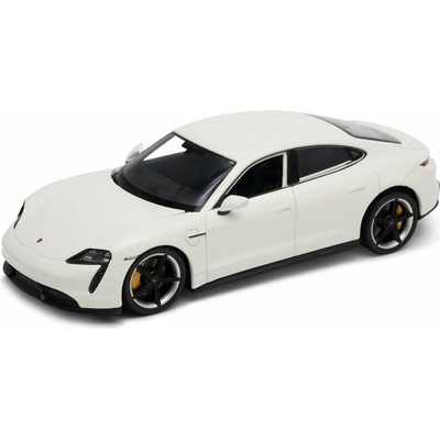 Welly Porsche Taycan Turbo S krémový 1:24