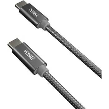 YENKEE Кабел Yenkee USB Type-C към USB Type-C, 1 m, сив (35055949)