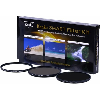 Kenko Smart Filter 3-Kit Protect/CPL/ND8 72mm Филтър за лещи (237296)