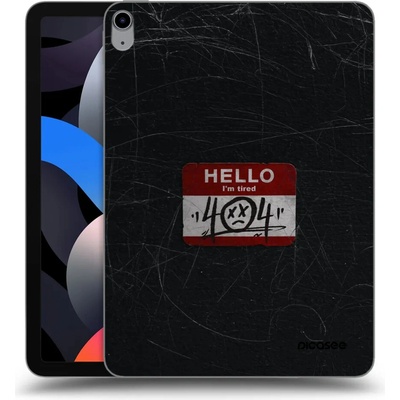 Picasee silikónový prehľadný obal pre Apple iPad Air 4 10.9" 2020 HELLO 404