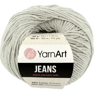 YarnArt Jeans 49 svetlá sivá