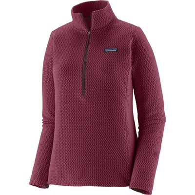 Patagonia Дамски поларен пуловер Patagonia Women's R1 Air Zip Neck Fleece jumper - Berry Fig - размер XS (105-6527-0611)