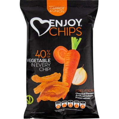 JOXTY ENJOY CHIPS Chipsy bramborové s mrkví a cibulí 40 g