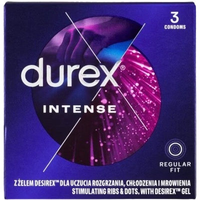 Durex Intense Orgasmic - презервативи с мидички (3 бр. )
