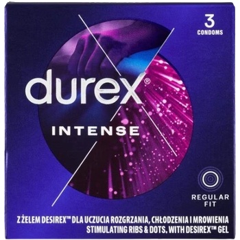 Durex Intense Orgasmic - презервативи с мидички (3 бр. )