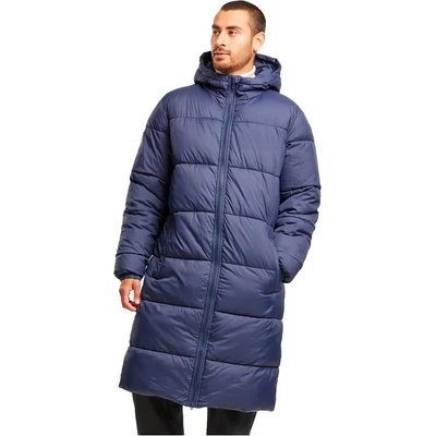 Urban classics Палто Urban classics Long Puffer coat - Blue (Navy)