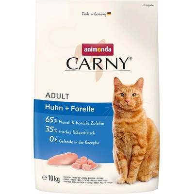 Animonda Carny Adult kuracie pstruh 2 x 10 kg