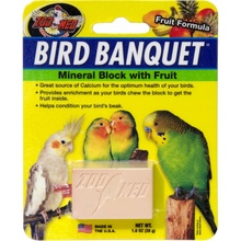 Zoomed Bird Banquet minerálny blok s ovocím S 28g