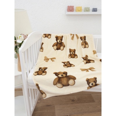 MKLuzkoviny.cz Dětská deka do postýlky mikroplyš Exclusive Plyšoví medvídci – Zboží Dáma