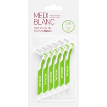 Mediblanc Interdental Pick-brush Angle mezizubní kartáček 0,8 mm 6 ks