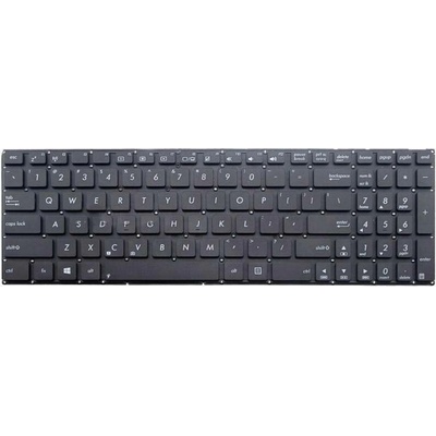 Originální klávesnice bez rámu pro notebooky Asus K751, černá