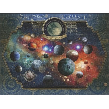 Heye - Puzzle Map Art: Space World - 1 500 piese