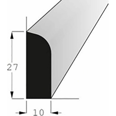 Lišta rohová vnitřní borovice 27x10mm, délka 200cm