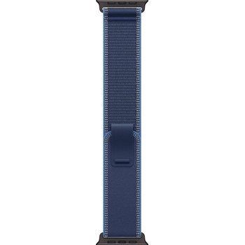 Apple 49mm Blue/Bright Blue Trail Loop - S/M - Black Titanium Finish (MG9Q4ZM/A)