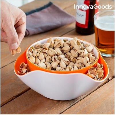 InnovaGoods V0101112 miska na oříšky 2v1
