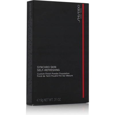 Shiseido Synchro Skin Self-Refreshing Custom Finish Powder Foundation púdrový make-up 340 Oak 9 g