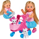 SIMBA Bábika Evi s kočíkom