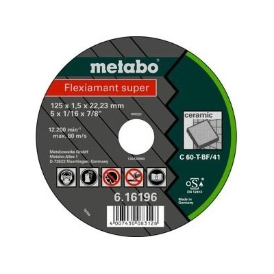 Metabo Flexiamant Řezný kotouč 115 x 1,5 x 22,2 mm 616195000