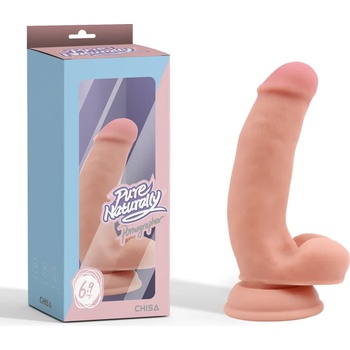 Image 1 of Дилдо с двойна плътност и вакуумна основа, 17, 6см. - Pornographer (CHISA00273)