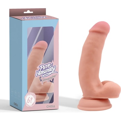 Дилдо с двойна плътност и вакуумна основа, 17, 6см. - Pornographer (CHISA00273)