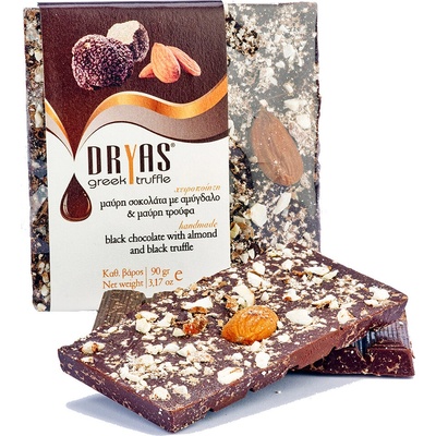 Dryas truffle Hořká s mandlemi a černým letním lanýžem 95 g