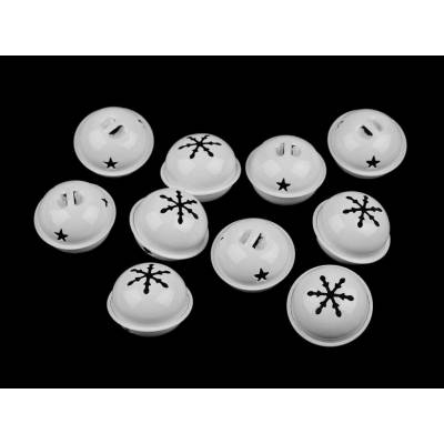 Stoklasa Kovové rolničky Ø35 mm, 40 mm Balení: 10 ks, Varianta: 1 Ø35 mm bílá 1 Ø35 mm bílá