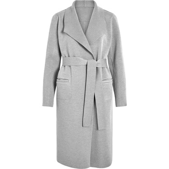 VILA Палто Vila Juice coat - Grey (Light Grey Melange)