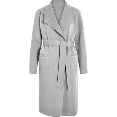 VILA Палто Vila Juice coat - Grey (Light Grey Melange)