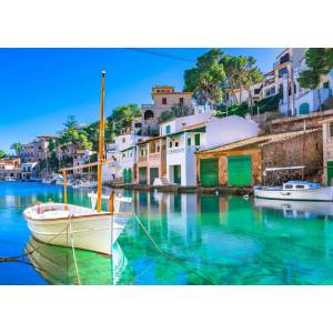 Bluebird Puzzle - Puzzle Cala Figuera, Fishing Port - Mallorca - 500 piese