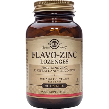 Solgar Flavo-Zinc Lozenges [50 Бонбона]