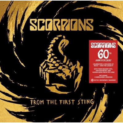 Scorpions - From The First Sting (60th Anniversary) (Limited Edition) (Deluxe Edition) (Black & Silver Sparkling Colour) (2 LP + 2 CD) (4099964161052)