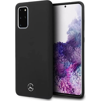 Mercedes-Benz Silicone Cover - силиконов (TPU) калъф за Samsung Galaxy S20 Plus (черен)