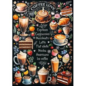 Cherry Pazzi - Puzzle Coffee Time - 1 000 piese