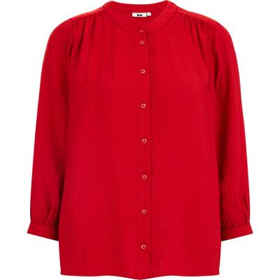 WE Fashion Блуза червено, размер XL