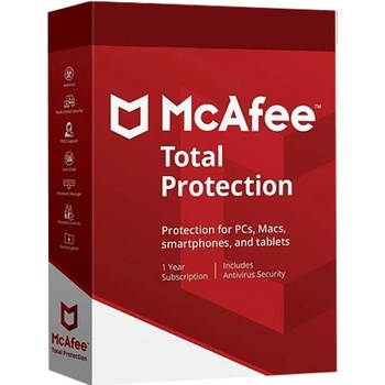 McAfee Total Protection - 5 lic. 24 mes.