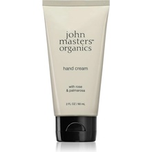 John Masters Organics hand cream Rose & Palmarosa výživný krém s ružovým olejom 60 ml