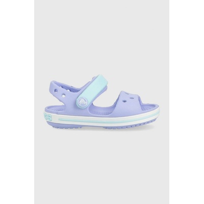 Crocs detské sandále fialová