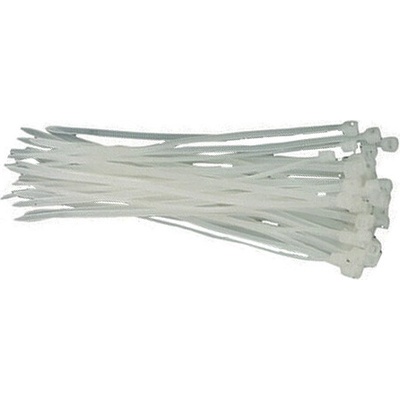 Strend Pro CT66BW Sťahovacie pásky 120x2,5 mm, 50 ks