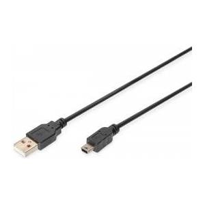 ASSMANN Basic USB Cable - Mini-USB/USB-A - 1.8 m