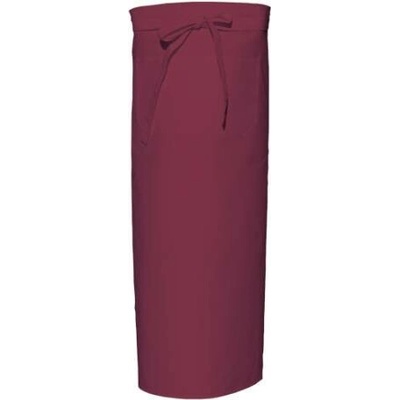 Link Kitchen Wear Bistro zástěra s přední kapsou X968T Bordeaux 100x100cm