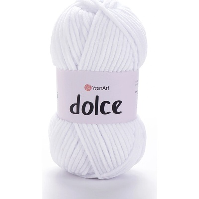 Yarn Art příze Dolce 741 bílá