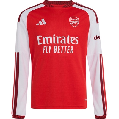 adidas Arsenal Home Long Sleeve 2026/27 Kids červená